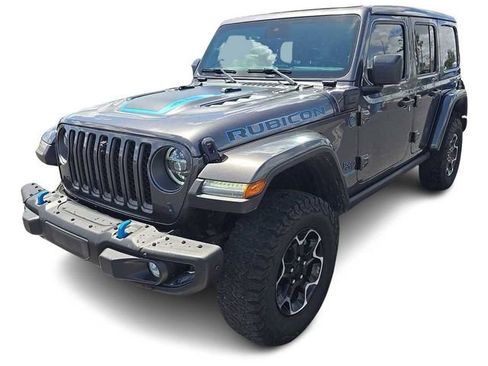 Used 2021 Jeep Wrangler Unlimited Rubicon 4xe w/ Steel Bumper Group AWD/4WD image 1