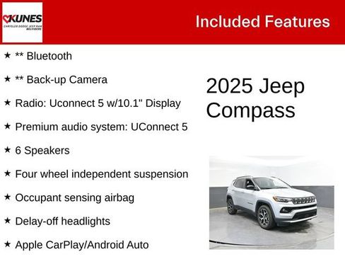 Used 2025 Jeep Compass Limited AWD/4WD image 3