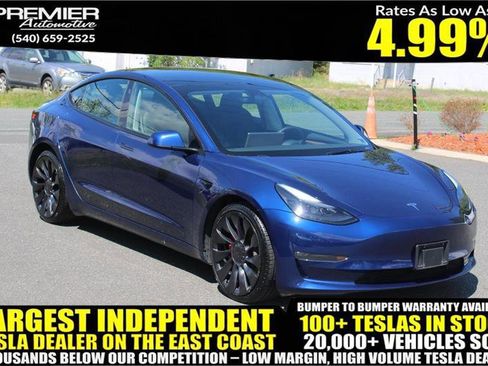 Used 2023 Tesla Model 3 Performance AWD/4WD image 1