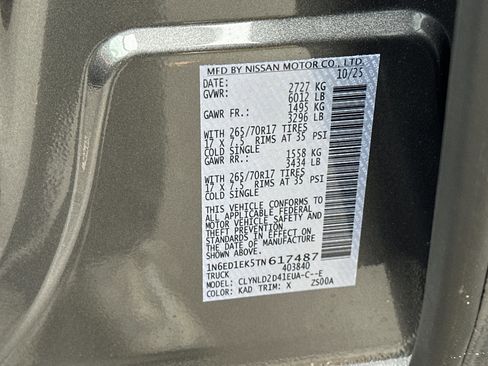 New 2026 Nissan Frontier PRO-4X image 26