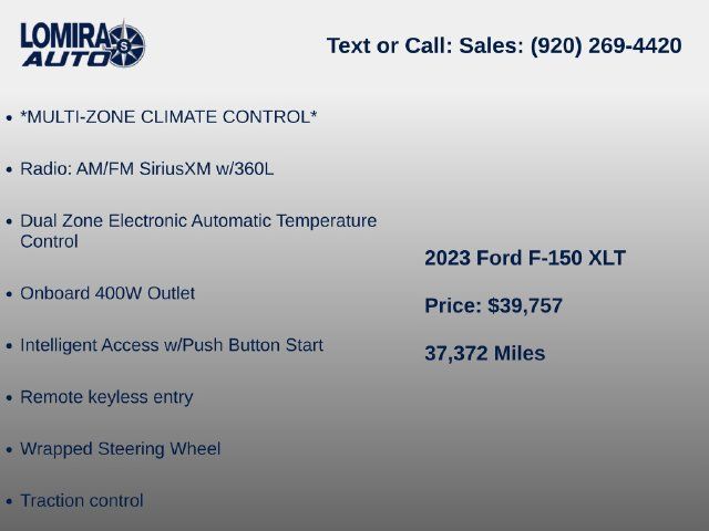 Used 2023 Ford F150 XLT w/ Equipment Group 302A High AWD/4WD image 11
