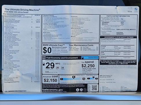 New 2026 BMW 330i xDrive Sedan w/ Premium Package image 17