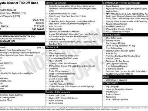 Used 2020 Toyota 4Runner TRD Off-Road Premium image 2