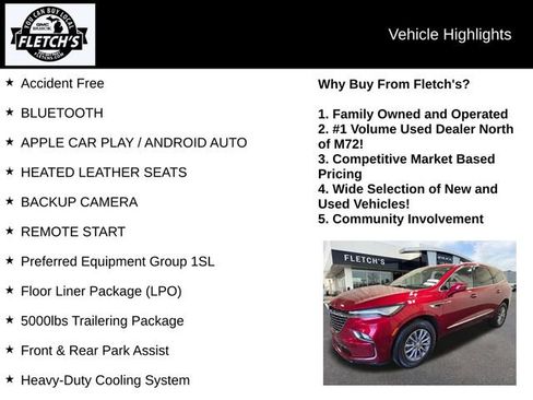 Used 2023 Buick Enclave Essence w/ Trailering Package, 5000 lbs. AWD/4WD image 2