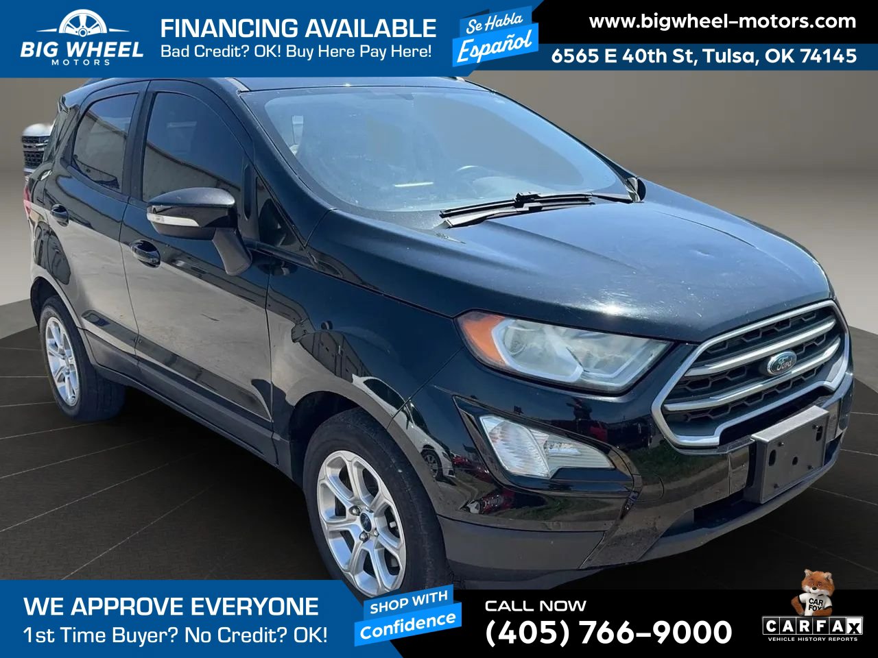 Used 2019 Ford EcoSport SE w/ SE Convenience Package FWD image 3