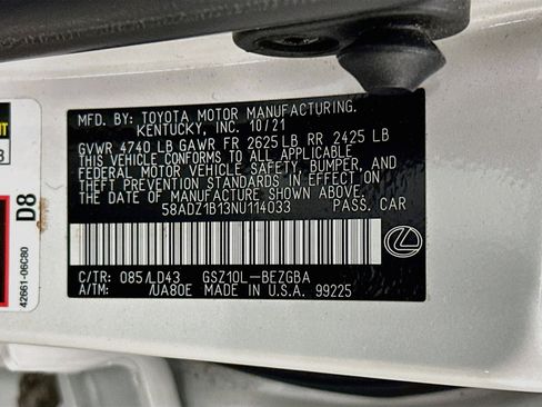 Used 2022 Lexus ES 350 w/ Premium Package FWD image 12