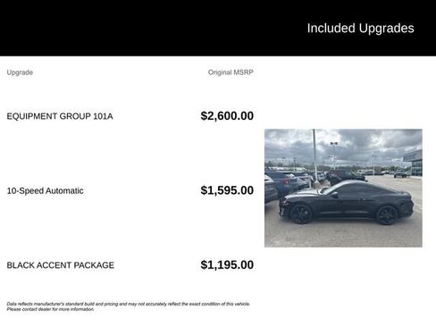 Certified 2022 Ford Mustang Coupe w/ Equipment Group 101A RWD image 6