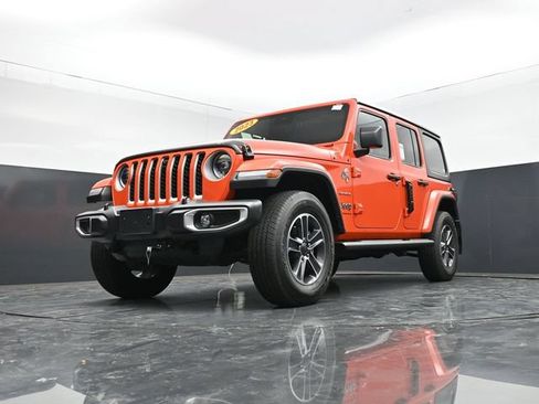 Used 2023 Jeep Wrangler Unlimited Sahara w/ LED Lighting Group AWD/4WD image 50