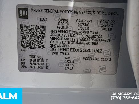 Used 2025 GMC Sierra 1500 SLT RWD image 61