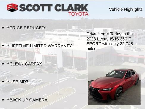 Used 2023 Lexus IS 350 F Sport image 12