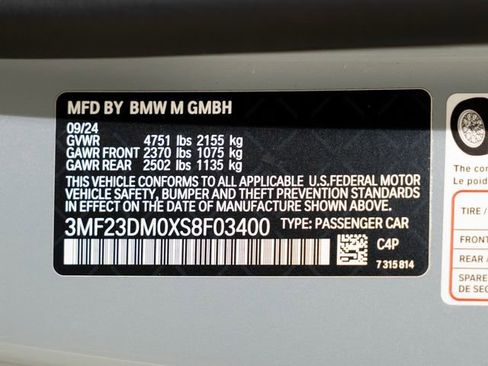 Used 2025 BMW M2 w/ Lighting Package RWD image 23