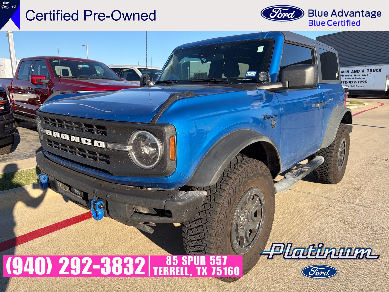 Used 2022 Ford Bronco Black Diamond w/ Sasquatch Package AWD/4WD image 3
