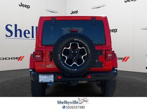 Used 2021 Jeep Wrangler Unlimited Rubicon 4xe w/ Steel Bumper Group image 3