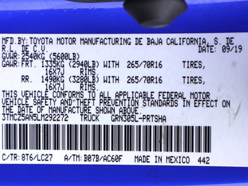 Used 2020 Toyota Tacoma TRD Off-Road w/ TRD Premium Off Road Package image 50