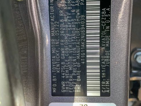 Used 2022 Toyota Camry SE FWD image 39