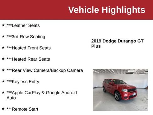 Used 2019 Dodge Durango GT AWD/4WD image 10