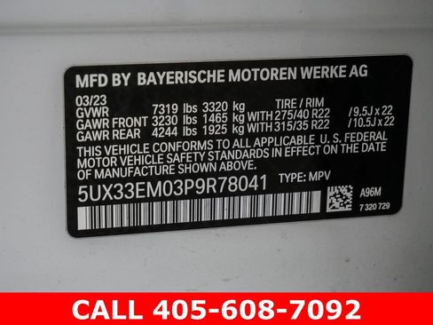 Used 2023 BMW X7 M60i w/ Executive Package AWD/4WD image 51