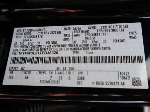 New 2026 Ford F150 XLT w/ Equipment Group 302A MID AWD/4WD image 25