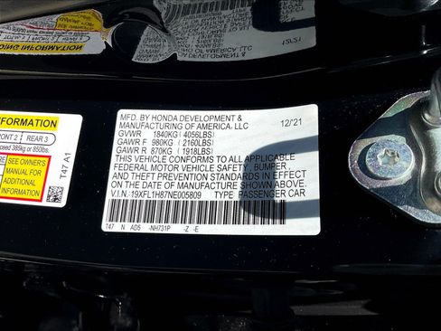 Used 2022 Honda Civic Sport Touring image 20