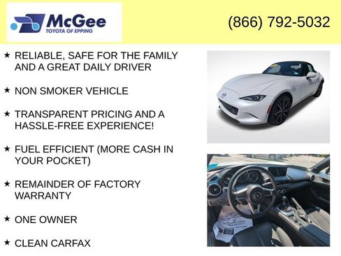 Used 2024 MAZDA MX-5 Miata Grand Touring RWD image 4