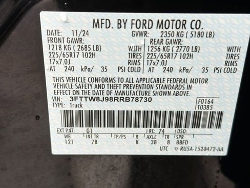 Used 2024 Ford Maverick XLT w/ Equipment Group 300A Standard image 22