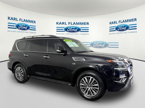 Used 2021 Nissan Armada SL w/ Captain's Chairs Package RWD image 1