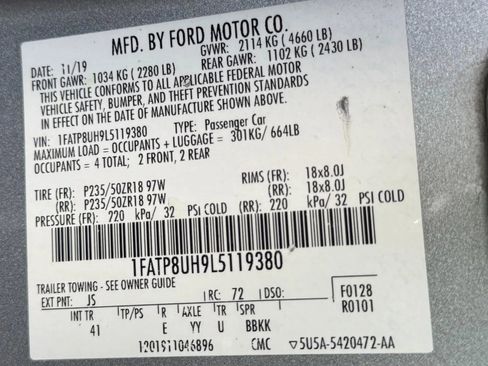 Used 2020 Ford Mustang Premium RWD image 16