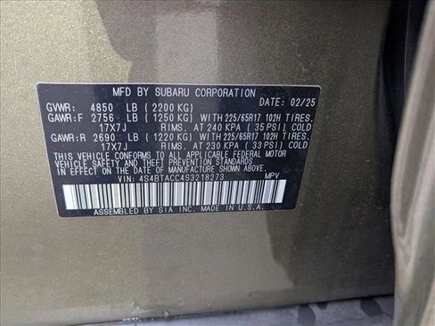 Certified 2025 Subaru Outback Premium image 23