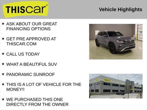 Used 2021 Volkswagen Atlas Cross Sport SE w/ Panoramic Sunroof Package FWD image 10