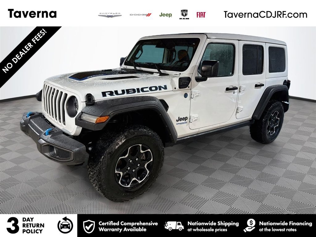 Used 2022 Jeep Wrangler Unlimited Rubicon 4xe w/ Cold Weather Group AWD/4WD image 1
