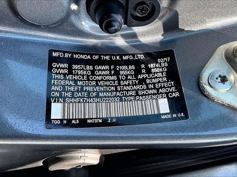 Used 2017 Honda Civic Sport image 3