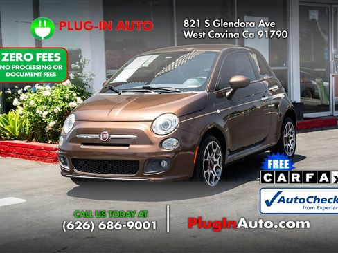 Used 2012 FIAT 500 Sport w/ Safety & Sound Pkg FWD image 1
