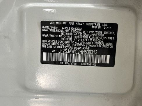 Used 2017 Subaru Forester 2.5i Touring image 31