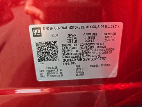 Used 2023 Chevrolet Equinox RS w/ RS Leather Package FWD image 15