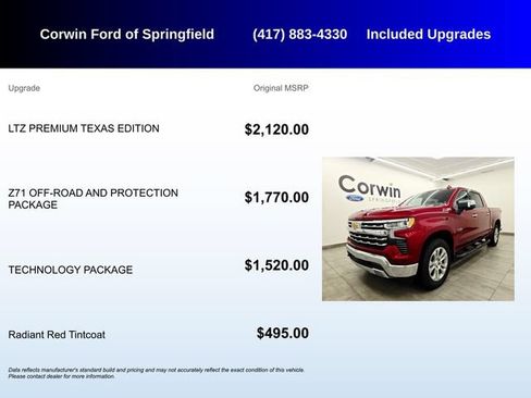 Used 2023 Chevrolet Silverado 1500 LTZ w/ LTZ Premium Texas Edition AWD/4WD image 5