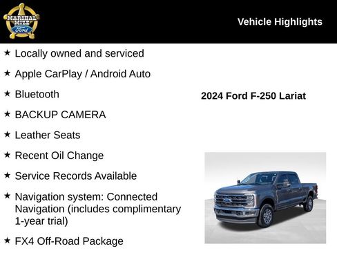 Used 2024 Ford F250 Lariat w/ Lariat Ultimate Package image 2
