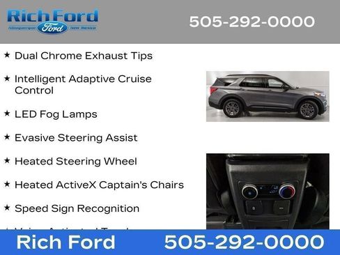 Certified 2024 Ford Explorer XLT w/ Equipment Group 202A RWD image 97