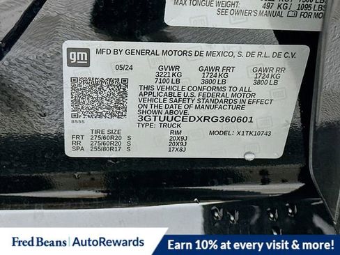 New 2024 GMC Sierra 1500 Elevation w/ X31 Off-Road Package image 22