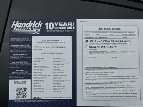 Used 2024 Subaru WRX TR image 34