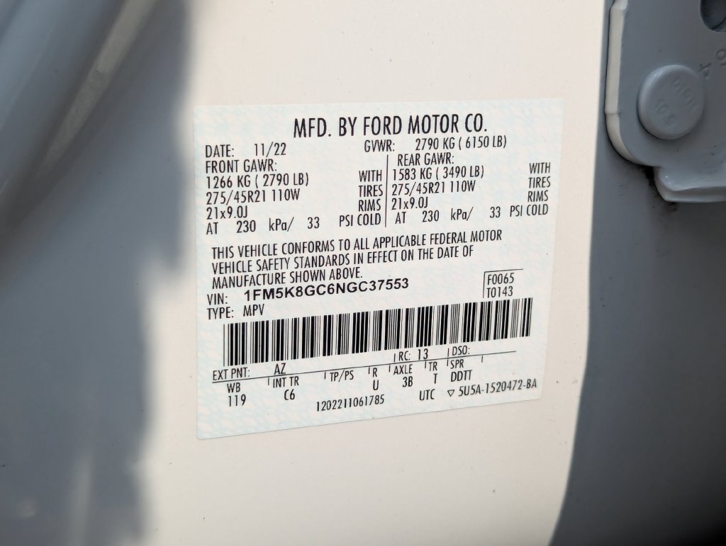 Used 2022 Ford Explorer ST w/ Equipment Group 401A AWD/4WD image 33