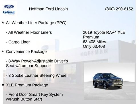 Used 2019 Toyota RAV4 XLE Premium w/ All Weather Liner Package AWD/4WD image 5