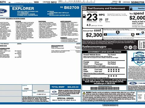 Used 2025 Ford Explorer Platinum w/ LUX Leather Package image 4