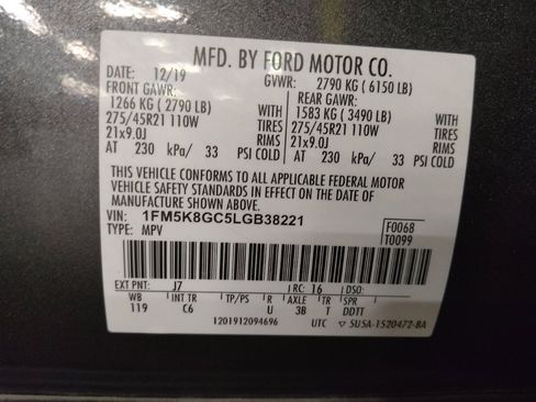 Used 2020 Ford Explorer ST w/ ST Street Pack AWD/4WD image 33