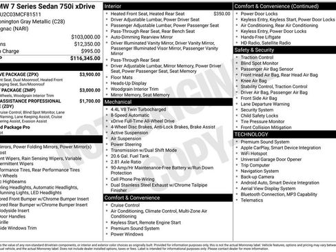 Used 2021 BMW 750i xDrive w/ Executive Package image 3