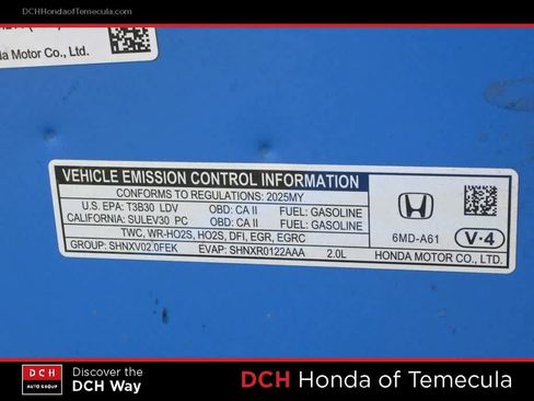 Certified 2025 Honda Civic Sport image 9