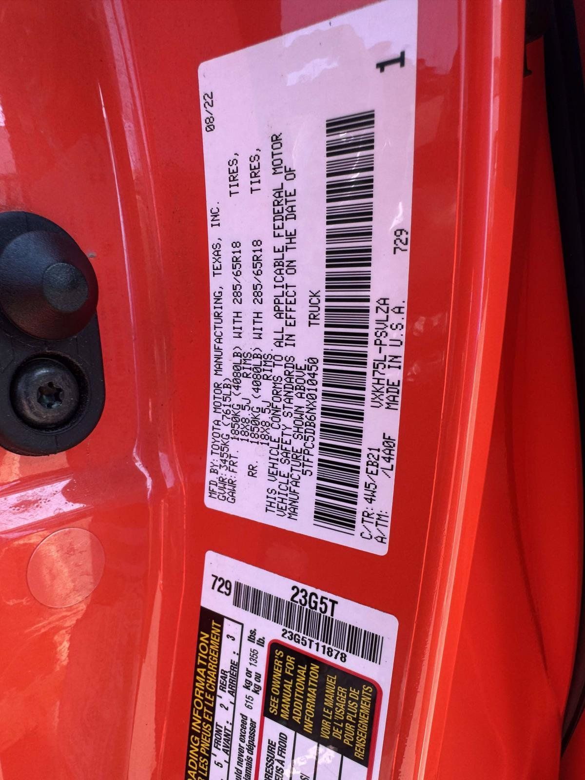 Used 2022 Toyota Tundra TRD Pro AWD/4WD image 27