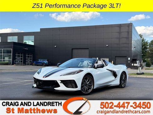 Used 2024 Chevrolet Corvette Stingray Premium Conv w/ Z51 Performance Package RWD image 1