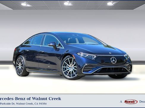 Used 2022 Mercedes-Benz EQS 580 4MATIC Sedan image 1