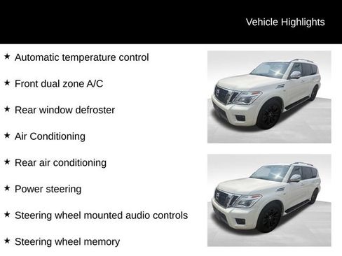 Used 2020 Nissan Armada Platinum w/ Captain's Chairs Package AWD/4WD image 9