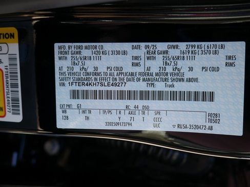 New 2025 Ford Ranger Lariat w/ Trailer Tow Package image 28